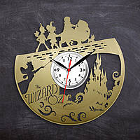 Золотые часы Волшебник страны Оз Часы для девочек Часы виниловые Долгое путешествие Часы сказка Часы