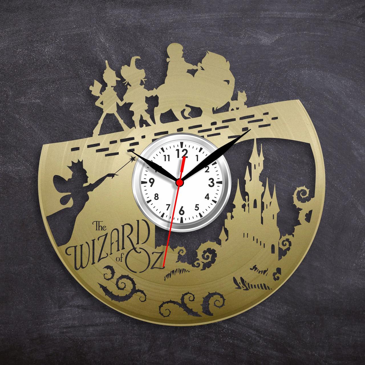 Золотий годинник Чарівник країни Оз Годинники для дівчаток Годинники вінілові Довга подорож Годинника казка Годинник