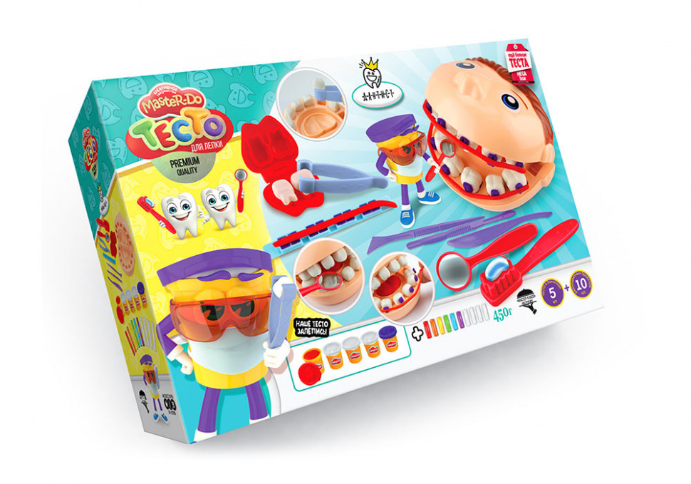 Універсальний набір креативної творчості Дантист Тісто для ліплення Master Do TMD-12-01U, фото 1