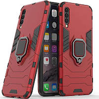 Ударостійкий чохол Transformer Ring під магнітний тримач для Samsung Galaxy A50 / A50s / A30s — червоний