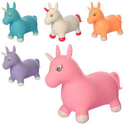 Іграшка-стрибун-єдиноріг MS 2250 весела іграшка для малюка