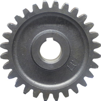 Шестерня проміжна нижня (под шпонку) Z28 зуб, D150 мм, d 32 мм 1GQN-125/140 ДТЗ ЗАРЯ