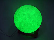 Настільний світильник нічник 3D Moon Lamp (Луна), фото 4