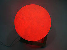 Настільний світильник нічник 3D Moon Lamp (Луна), фото 3