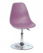 Стілець підйомно-поворотний на одній ніжці регульований Nik CH-Base Onder Mebli, колір пурпурний 62