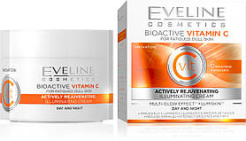 Евелін Крем вирівнює колір обличчя 6 Компонентів Біоактивні Вітамін С, Eveline Cosmetics, 50мл