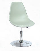 Стілець підйомно-поворотний на одній ніжці регульований Nik CH-Base Onder Mebli, колір зелений 45
