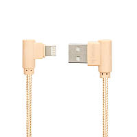 Кутовий кабель заряджання на айфон лайтинг USB Cable Gelius Pro Emperor Lighting