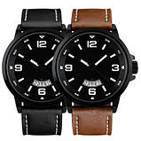 Класичний чоловічий годинник Skmei 9115 Profi Black, фото 5