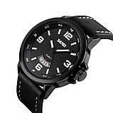 Класичний чоловічий годинник Skmei 9115 Profi Black, фото 4