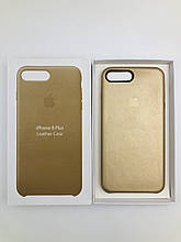 Шкіряний чохол Apple Leather Case для iPhone 7+/8+ Tan