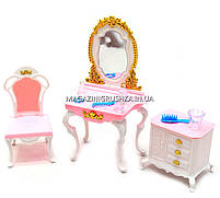 Дитяча іграшкова меблі Глорія Gloria для ляльок Барбі Спальня 2319. Облаштуйте ляльковий будиночок, фото 4