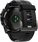 Смарт-годинник Garmin Fenix 5X Slate Gray Sapphire with Black Band з чорним ремінцем, фото 4