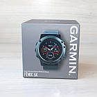Смарт-годинник Garmin Fenix 5X Slate Gray Sapphire with Black Band з чорним ремінцем, фото 5