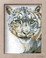 Белый тигр.Канва с нанесенным рисунком.АМ 3524