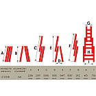 Драбина алюмінієва 3-х секційна універсальна розкладна 3*8 ступенів Intertool LT-0308, фото 5