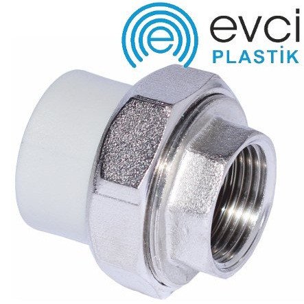 Американка 20×1/2" з внутрішньою різьбою PP-R EVCI