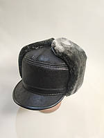 Зимова шапка зі штучного хутра. Вежа