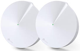 WiFi Mesh система TP-Link Deco M5 2-pack (AC1300, 2xGE LAN/WAN, Bluetooth, MESH, MU-MIMO, 4 антени, 2-pack)