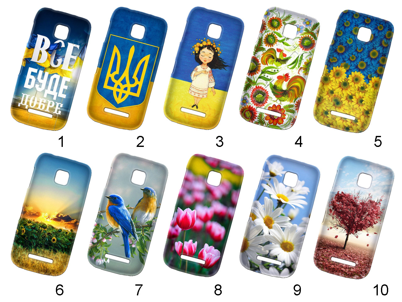 Силиконовый Чехол C Рисунком Для Nokia Asha 311 (ID#113527871.