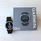 Смарт-годинник Garmin Fenix 5S Silver with Black Band з чорним ремінцем, фото 7