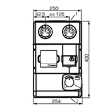 Погодозалежна ESBE GRC111 DN 25, 1 1/2"х1", 6 бар, 4,8 м3/ч насосна група (вузол, модуль) Эсбе 61040200, фото 2