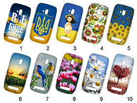 Силіконовий чохол із малюнком для Nokia Lumia 610