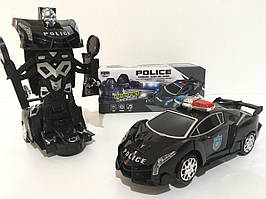 Машинка-трансформер Robot Police NO-8997, чорна