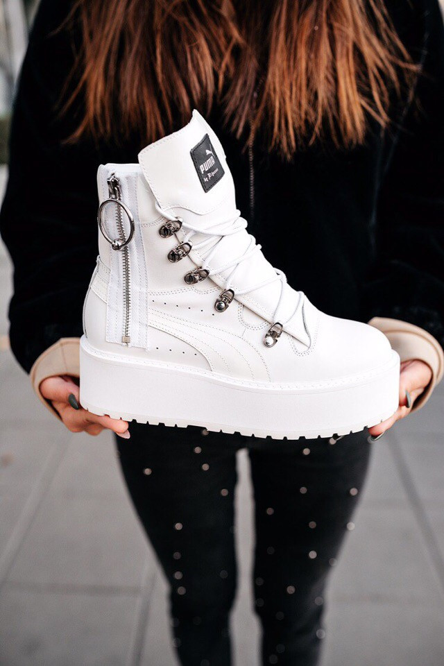 fenty x puma platform boots