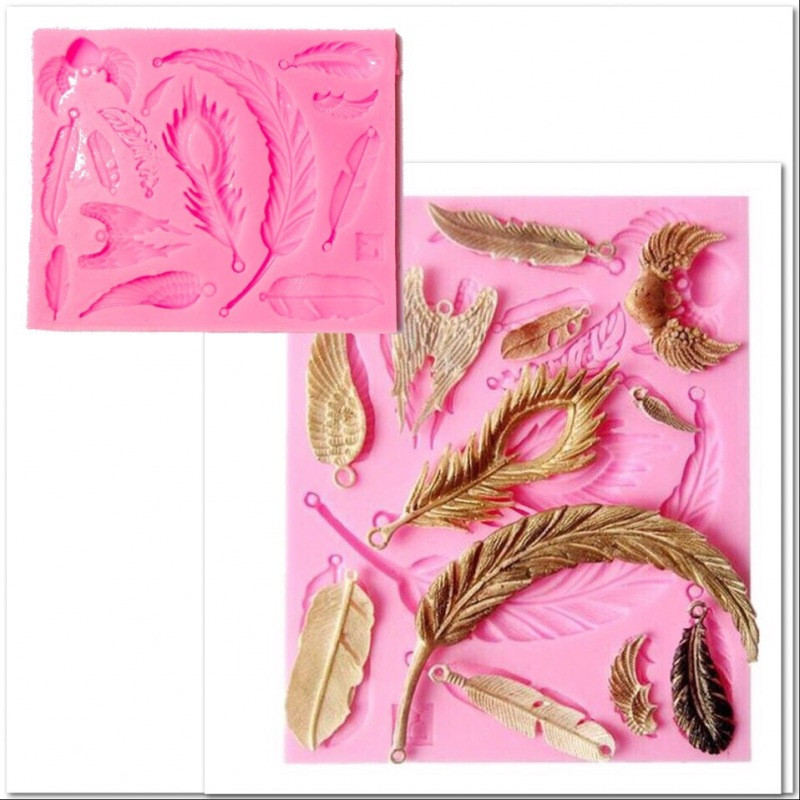 Силіконовий молд, форма, Пір'я, фото 1