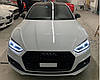 Решітка радіатора Audi A5 F5 (2016+) стиль RS5 (чорний глянець), фото 5