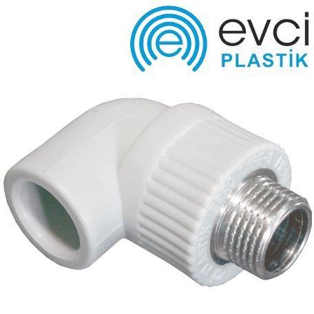 Відвід з зовнішньою різьбою 32х1" PP-R EVCI