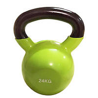 Виниловая гиря Rising 24 кг (DB2174-24R) Green