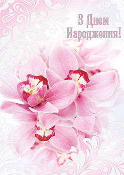 Листівка  А-4 "З Днем народження!", № 2662