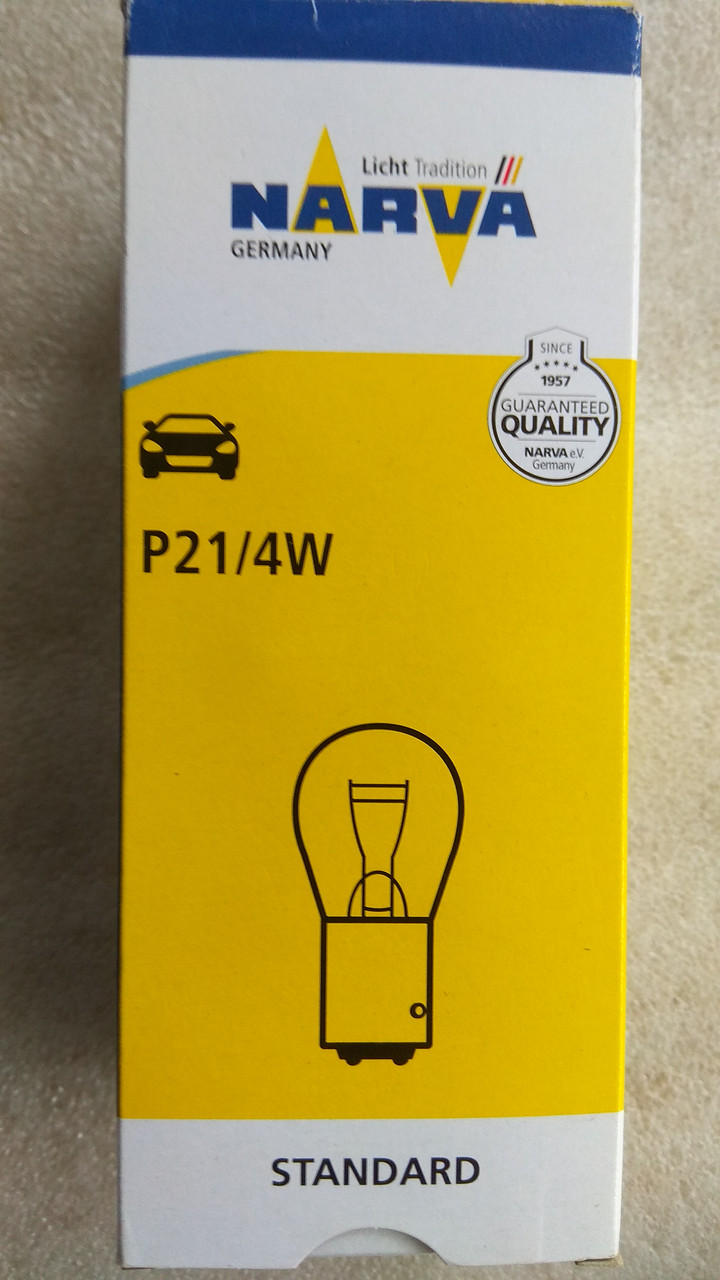 Лампа Narva P21/4W 12v 21/4w