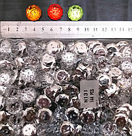 Пуговицы пришивные пластиковые (144шт. в упаковке), цвет белый, Ø 20мм.