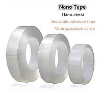 Нано лента многоразовый двусторонний прозрачный скотч, DoubleSided Nano Tape