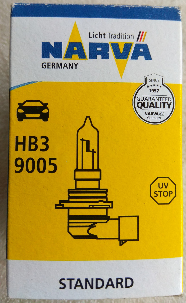 Лампа галогенова Narva HB3 9005 12v 60w