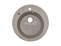 Гранитная круглая мойка для кухни Argo Tondo Terra 510*200