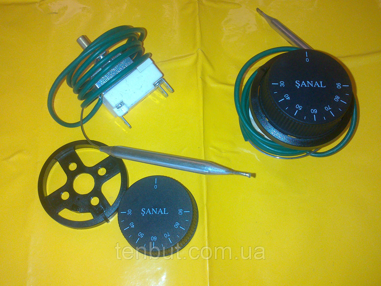 Терморегулятор температури FSTB ( SANAL ) 30-90° з капиляром 16 А / 250 В. виробництво Туреччина
