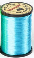 Нить монтажная с металическим блеском Голубая (250 yards 300D Tinsel floss thread)