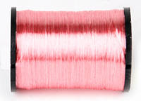 Нить монтажная с металическим блеском Розовая (250 yards 300D Tinsel floss thread)