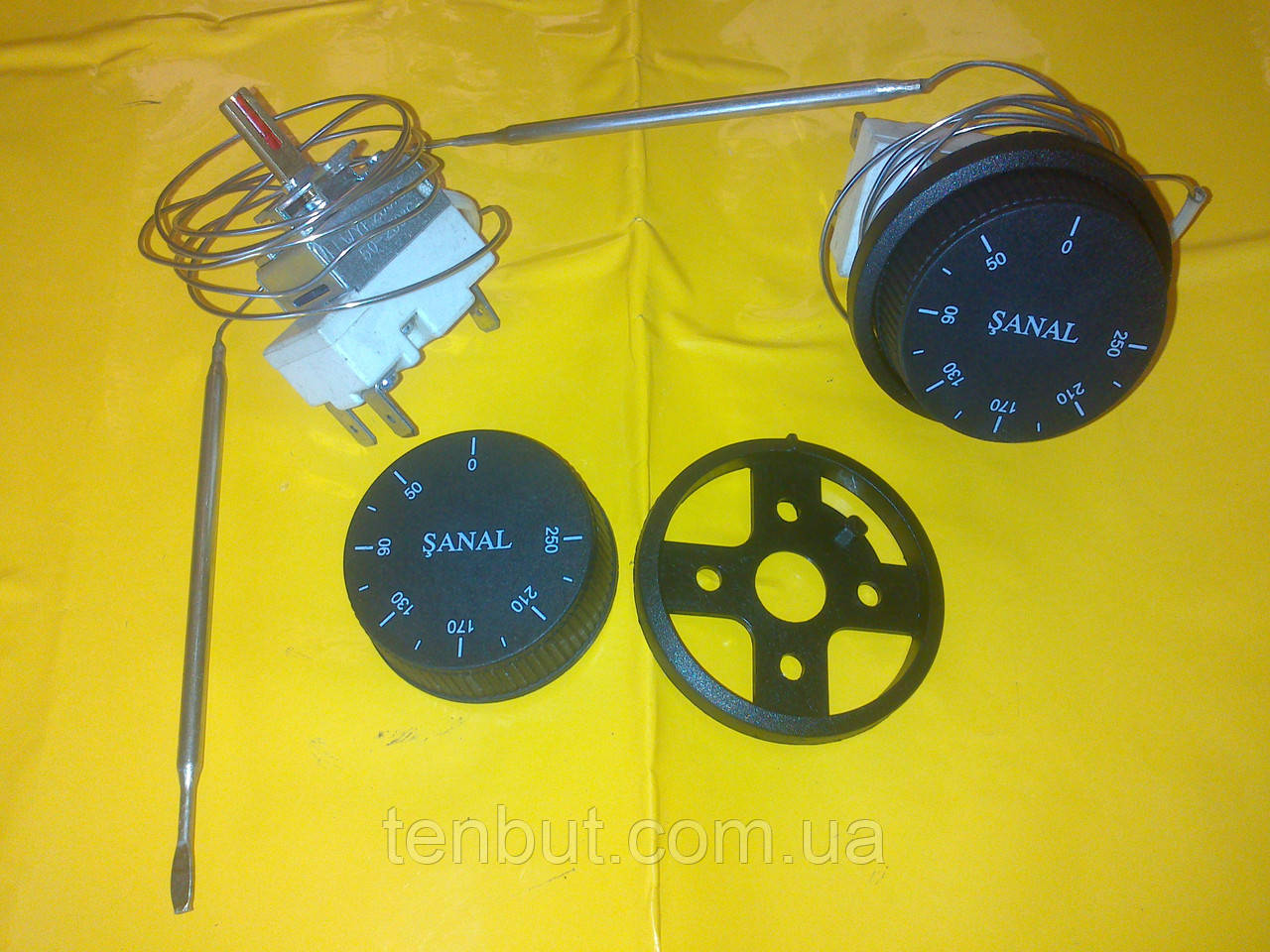Терморегулятор для електродуховок ( FSTB SANAL ) 50-250° з капіляр 16 А / 250 В виробництво Туреччина, фото 1