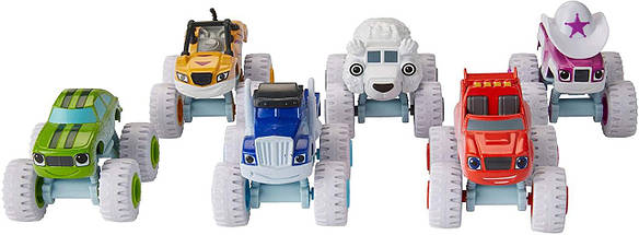 Fisher-Price Набір Вспыш і диво машинки. Зимові пригода 6 шт Polar Pals Blaze the Monster Machines, фото 3