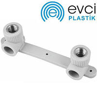 Планка настінна PP-R 20×1/2" EVCI