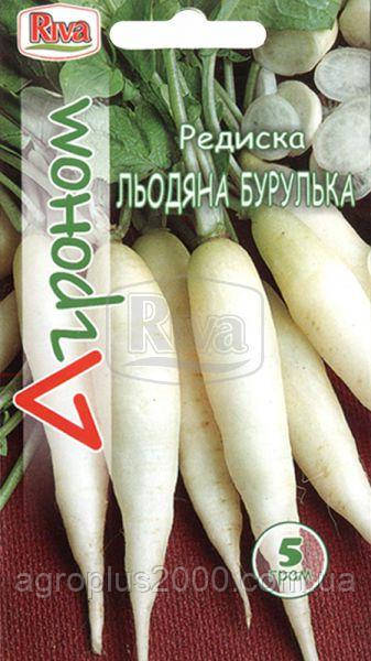 Насіння Редис Крижане Бурулька 5 грамів Riva