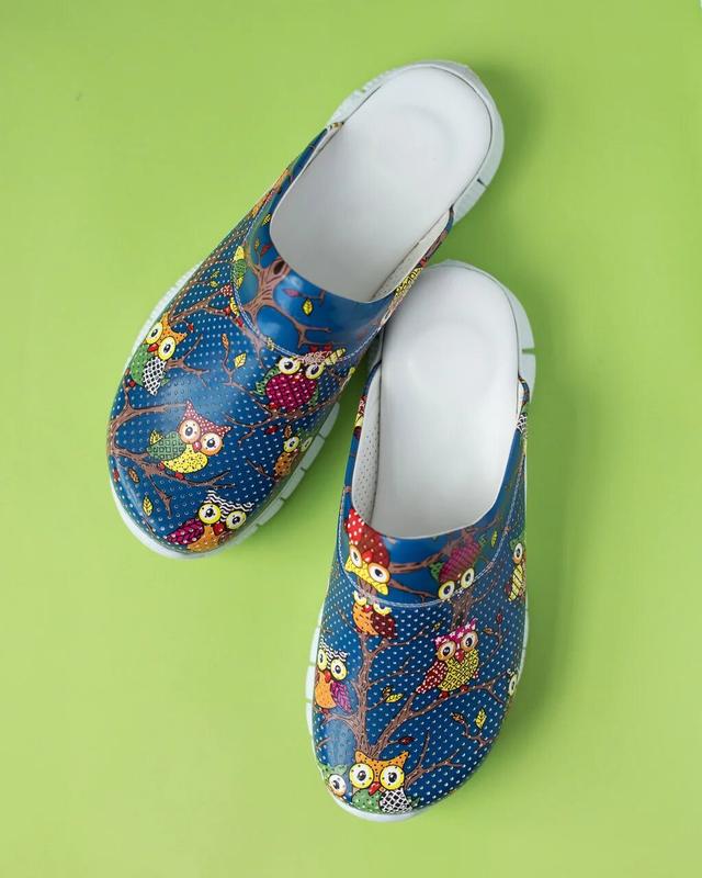 Медицинская Обувь Сабо "Бабочки Синие " с Подошвой Lite — в Категории ...