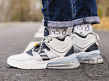 Чоловічі кросівки Nike Air Force 270 Wolf Grey AH6772-002, фото 3