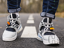 Чоловічі кросівки Nike Air Force 270 Wolf Grey AH6772-002, фото 5
