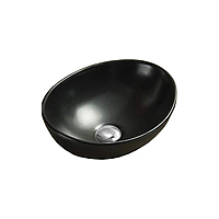 Черная матовая раковина Mexen Elza Black Mat 40 x 34 см